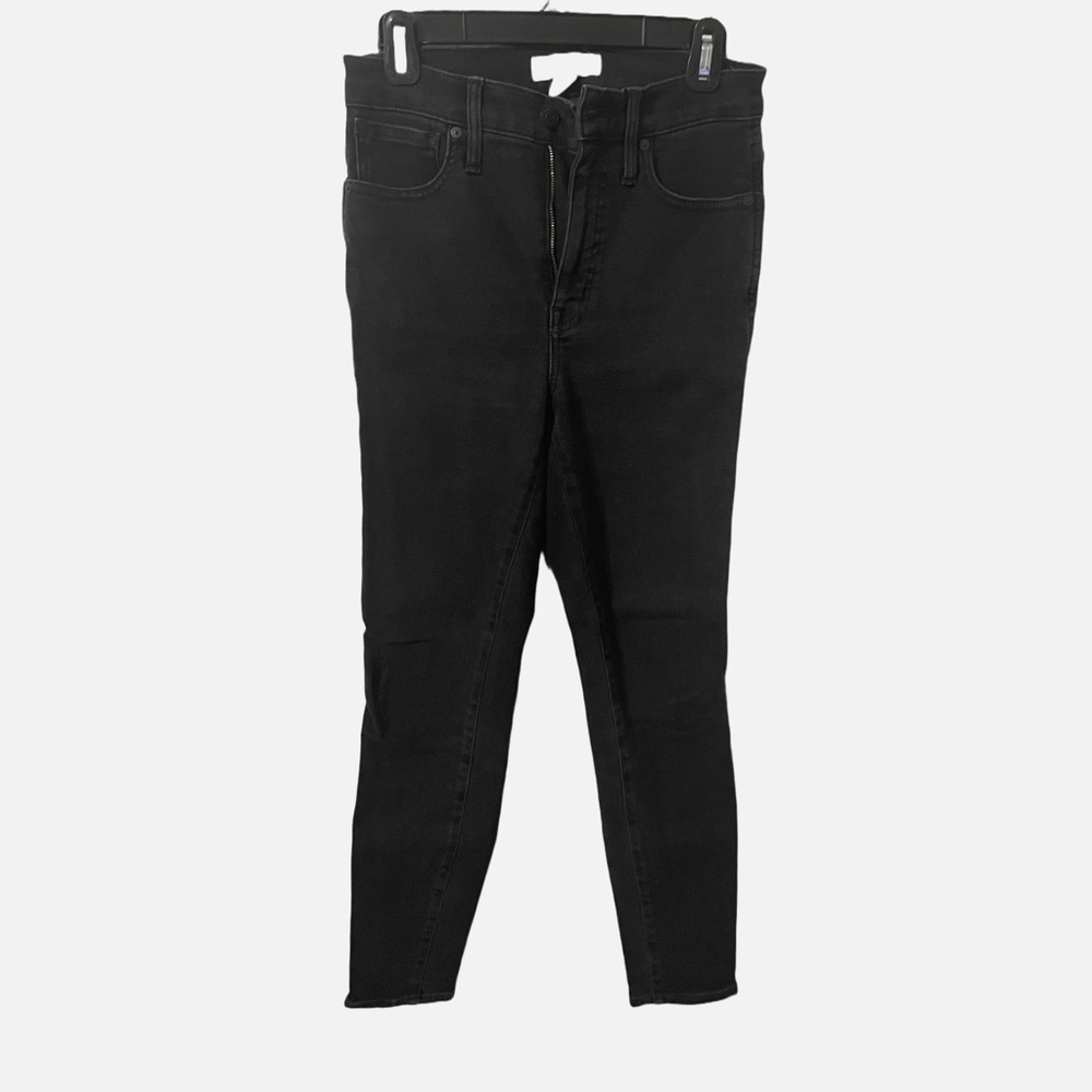 Madewell 10” High-Rise Skinny Jean, Size 28, black